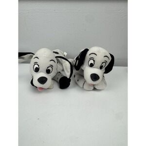Disney World 102 Dalmatians Plush Set Domino Little Dipper Stuffed Dogs